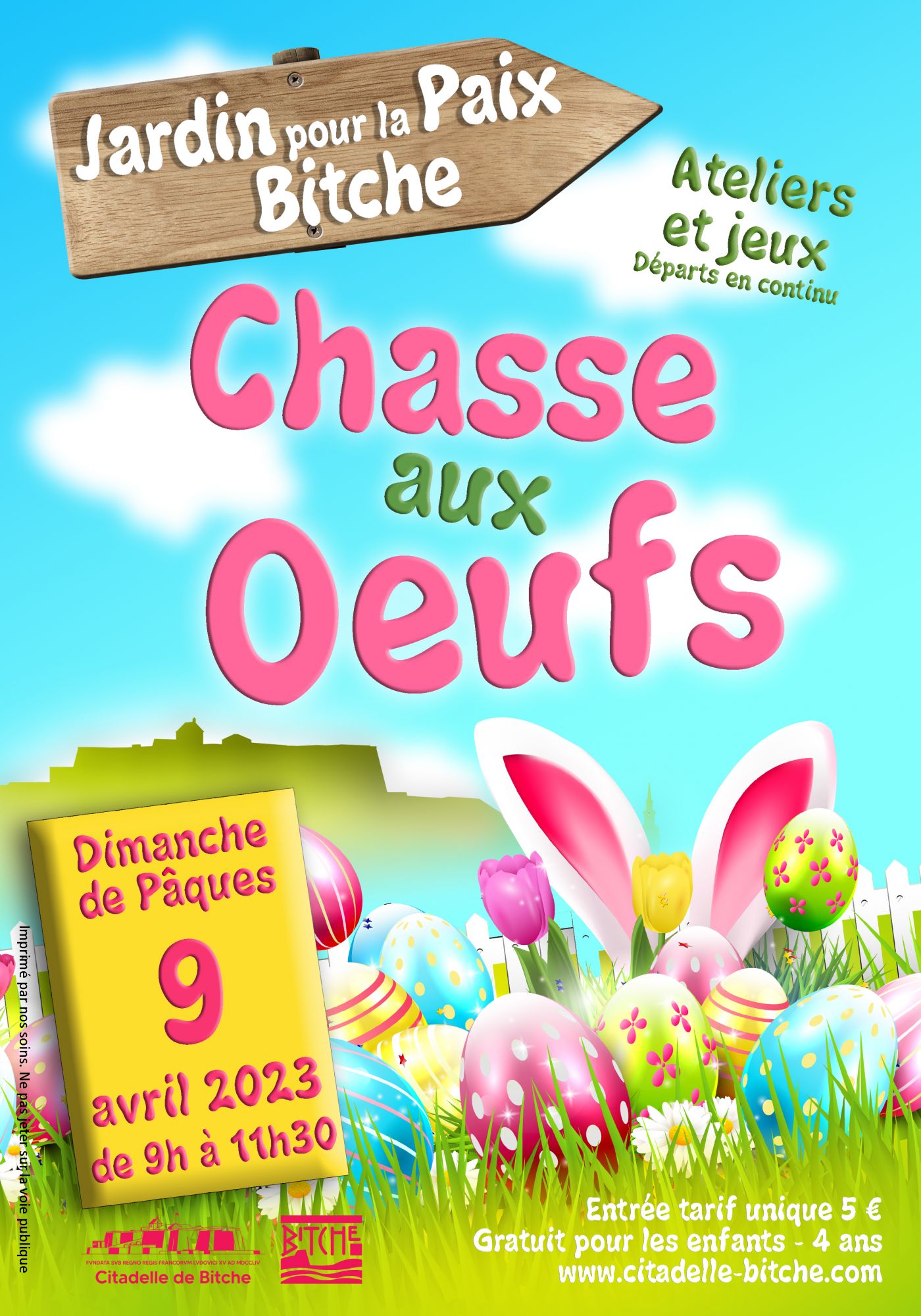 Affche Chasse aux oeufs