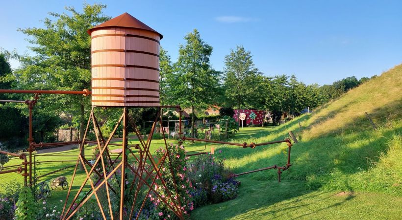 Entspannung im Garten für den Frieden